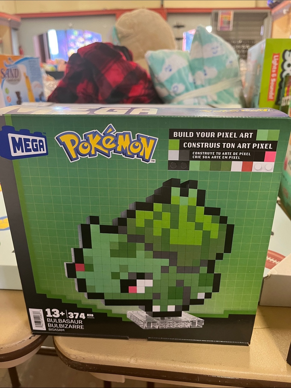 Mega Pokémon Bulbasaur Pixel Art Building Set - Green